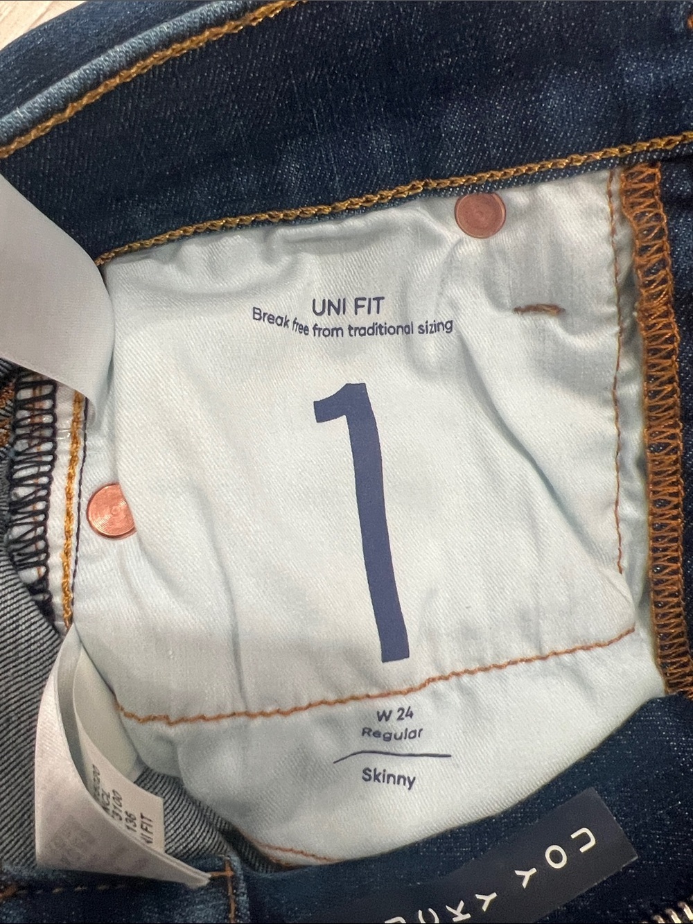 Lucky Brand Indigo High-Rise Skinny Jeans - Picture 3 of 3